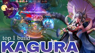 Epic comback!! Kagura carazy damgage in late game(unstoppable gameplay)- mlbb