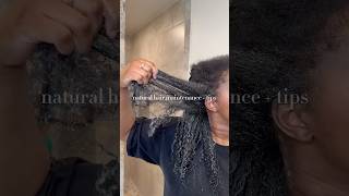 natural hair maintenance ➰ #naturalhair #naturalhairstyles #naturalhaircare #haircare #viralshorts