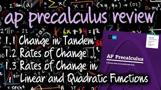 AP Precalculus Review on Sections 1.1, 1.2, and 1.3 (Reteaching and Test Practice Problems)