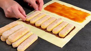The family's favorite recipe! Puff pastry dessert, in just 10 minutes