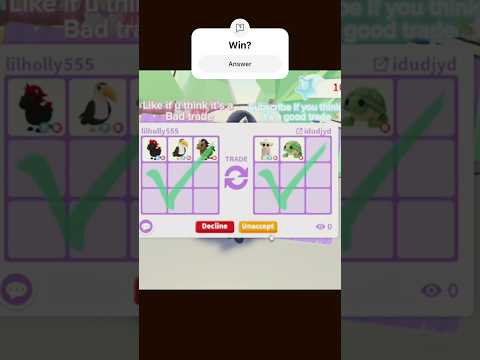 W/F/L? #adoptmeroblox #trades #roblox