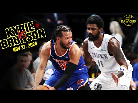 Kyrie Irving vs Jalen Brunson Point Guards Duel ⚔ | Nov 27, 2024 | FreeDawkins