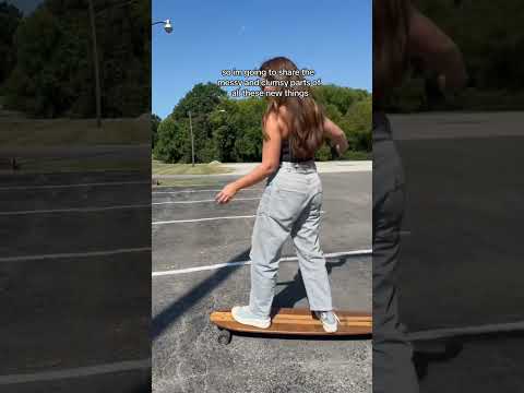 Part 1 | Starting a “100 new things challenge” …. new thing #2 : Long boarding!