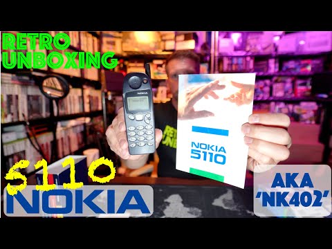Unboxing A 'Like New' Nokia 5110 / NK402 from 1998 in 2022