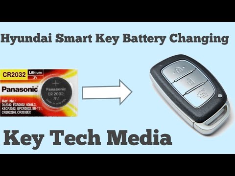 Hyundai Smart Key Battery Changing Video