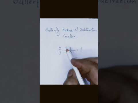 butterfly method of subtraction function #shortvideo #maths #viral