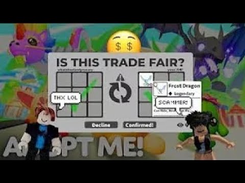 TRADE SCAMMING RICH KIDS IN ADOPT ME 🤑🤑🤑