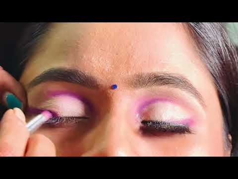 Cut crease eye makeup