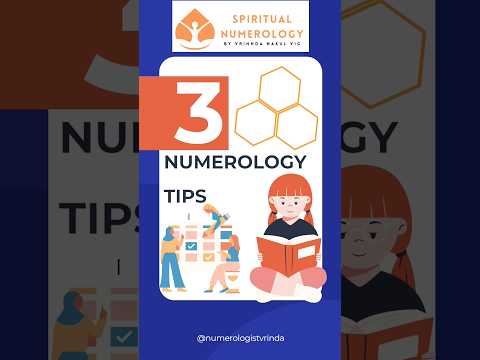 3 Numerology Tips from Spiritual Numerology by Vrinnda Nakul Vig #tips #ytshorts #youtubeshorts