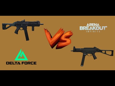 Comparison. Arena Breakout vs Delta Force. UMP loadouts comparison #arenabreakout #deltaforce