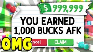 How To EARN BUCKS AFK In Adopt Me Christmas Update