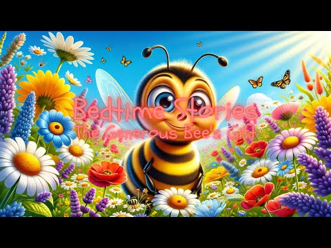 Bedtime Audio Stories | The Generous Bee's Gift - Aesop's Fables Reimagined | Best Kids Tales
