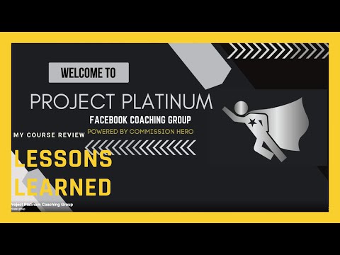 📢🚨Project Platinum Coaching 📢🚨 by Robby Blanchard - My Journey during the 1:1 Coaching