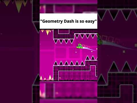 “Geometry dash is so easy” #geometrydash #gd #gaming