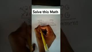 solve this math #maths #mathsolutions #viral #shorts #video#sigma