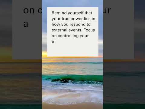 Control how you respond to external events. #quote #mindset #motivational #relationships #wisdom