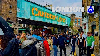 CAMDEN Market London walk 🇬🇧 Camden High Street | Street Food 🍔🥤🍪 Central London Walking Tour 4K HDR