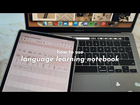 How to use the Language Learning Notebook? ✏️ Language Learning Digital Note-Taking & Planning