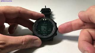 Suunto Core (Alpha Stealth) | Switch Altimeter / Barometer Profile