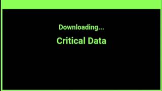 Downloading critical data Animation