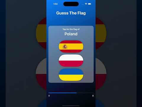 🌍 Flag Guessing Game with SwiftUI! 🌍#iosdevelopment #swiftui #flaggamer #learningjourney #github