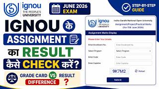 Ignou assignment marks not updated | Ignou assignment result 2026 | Assignment marks not updated