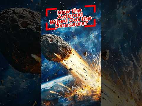 How the Asteroid Wiped Out the Dinosaurs? #shorts #universe #asteroid