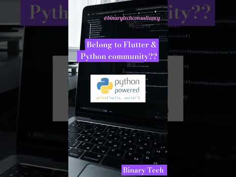 python flutter community #flutter #coding #software #python #trending #gaming