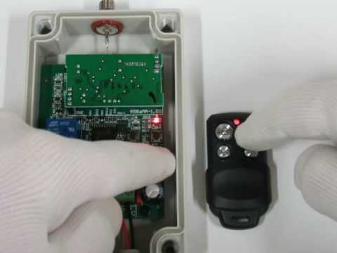 Programming Liftmaster compatible remote control on receiver