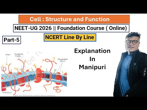 Cell : Structure and Function || Part- 5 || NEET UG Foundation #ncert #neet #latestnews