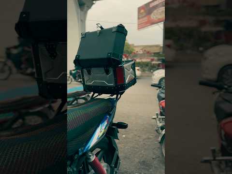 Tusk Pannier Top Box Installed on Honda CB125F | FancyBikes.pk Rawalpindi