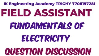 Electrician Question discussion Unit 1 Fundamental of Electricity Code 438