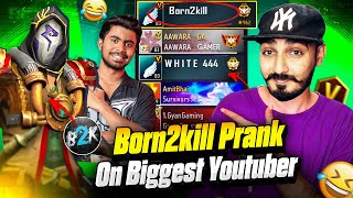 I Become Born2Kill 😮 Biggest Youtuber New Mp40 Skin Giveaways 😲 Garena Free Fire