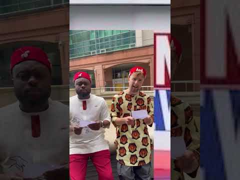 Igbo news with Oyibo interpreter