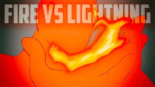 Fire vs Lightning Sakuga Animation | AA Studios
