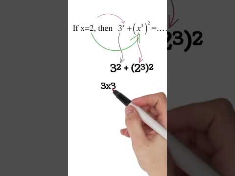 Mind-Blowing Math! Solve This If x = 2 🤯#MathShorts #MathTrick #QuickMath #EntryTest #maths