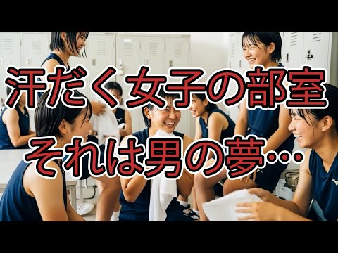 部活終わりの汗だく女子の部室での出来事