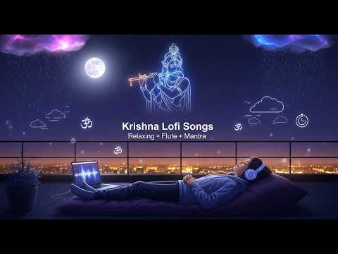 5 Krishna Lo-fi beats: Relaxing Music (Slow + Reverb) | Find your inner peace