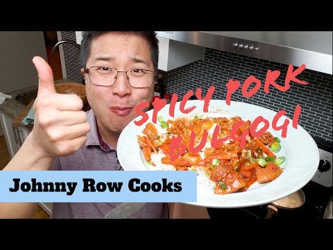 How to make Korean Spicy Pork Bulgogi - Easy & Delicious Recipe | Johnny Row Cooks