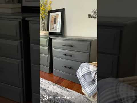 Modern Update to Bedside Dressers | Classic Design | Easy Upcycle Project #furnitureflip #diy