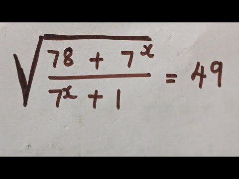 A nice exponential equation 🤔| math Olympiad | solve for x