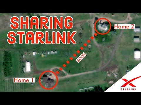 Sharing Starlink 400ft Away into a 2nd home