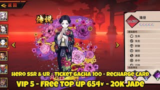 Official release Demon slayer hinokami legend private Server - VIP 5 - free Top up 654¥ - 20k jade