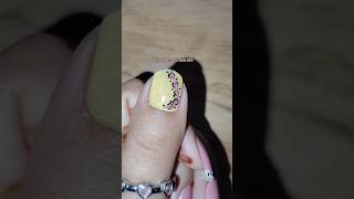 cute Polka dots and pin nail art design for beginners#simplenails #dailyshorts #nailart#shorts #yt