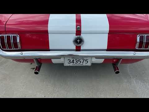 1965 Mustang 289 rear idle