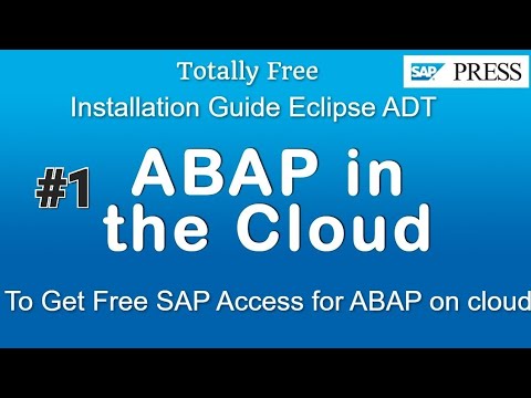 Free SAP ABAP Eclipse ADT !!Hana Studio installation step by step for BTP Cloud Environment.