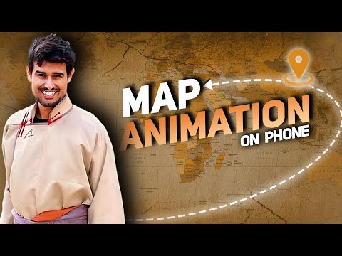 Map Animation Like @dhruvrathee
