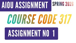 AIOU Code 317 Pakistan Studies (مطالعہ پاکستان) Solved Assignment No.1 | Spring 2026 | Intermediate
