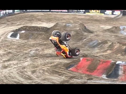 El Toro Loco Monster Jam Denver 4-23-22 - Freestyle Drives Away From Huge Forward Roll