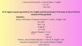 Chapter 10 Surface Areas and Volumes Exercise 10 1 (part-2)